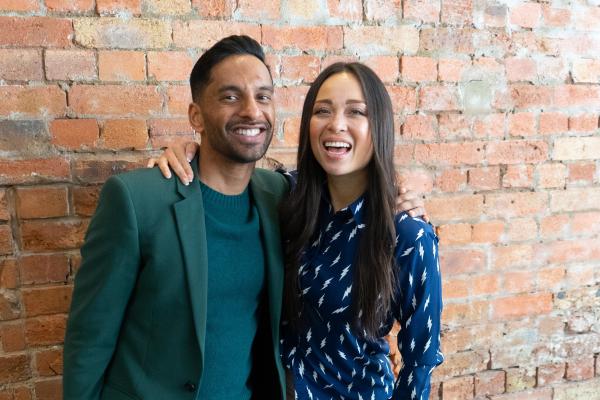 Bobby Seagull and Katya Jones